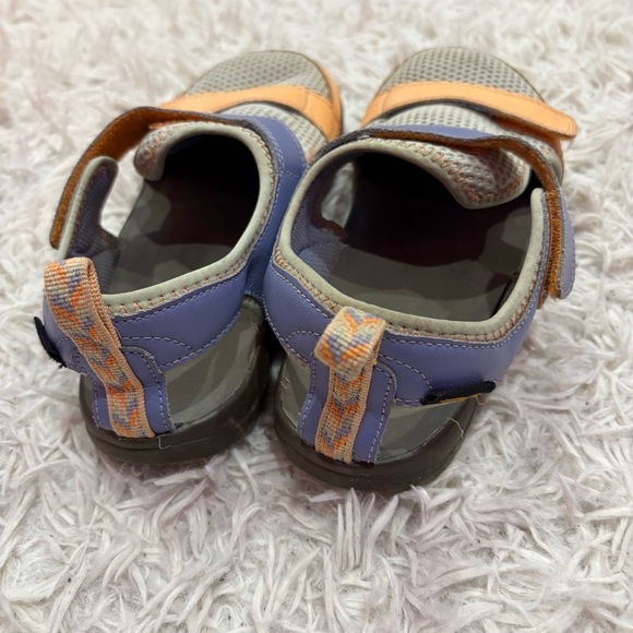 Teva Hurricane Seekado sandals purple orange‎ size kids 4 - Picture 3 of 9